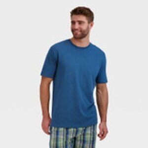Mens Blue And Green Hanes Premium 2pc Sleep Set Size‎ Medium